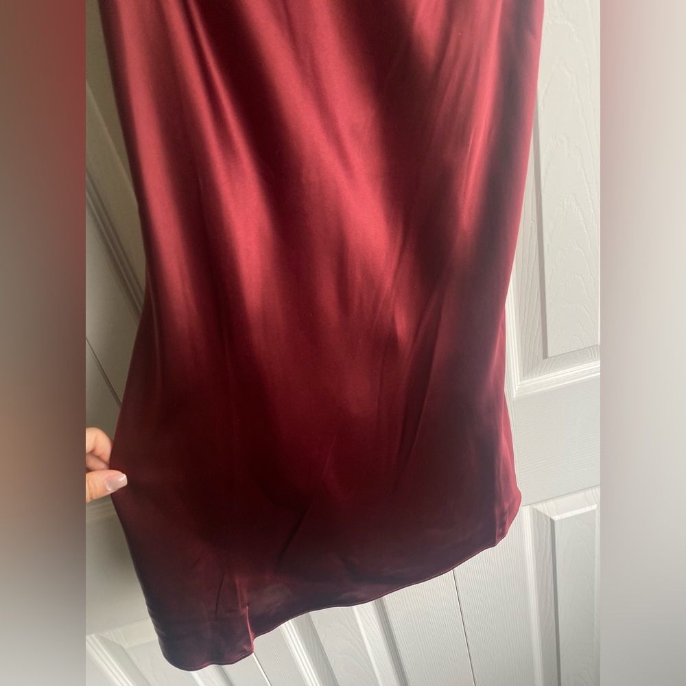 NEW Reformation Jonelle Elegant Silk Mini Dress - Romance Size M - Picture 8 of 13
